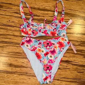 Victoria’s Secret Balconette Top & High Waist Bikini 34D/Medium